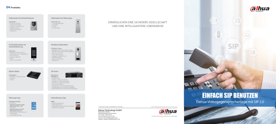 Product-Catalogue - Dahua Intercom SIP 2.0 