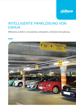Solution Catalogue - Intelligent Parking-Solution from Dahua 