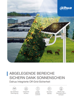 Solution Catalogue - Dahua Integrated Off-grid Security 