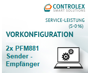 Pre-configuration PFM881 / Sender and receiver 