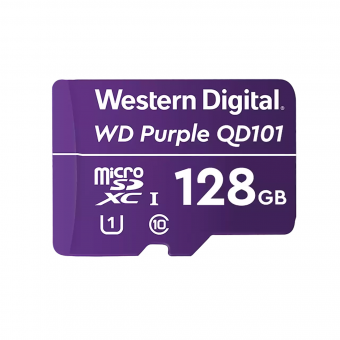 Western Digital - WDD128G1P0C - 128GB MicroSD WD Purple 